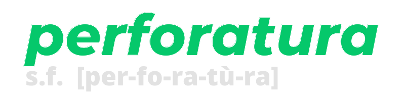 perforatura