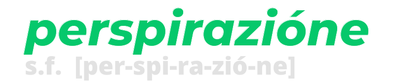 perspirazione