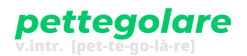 pettegolare