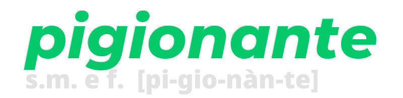 pigionante