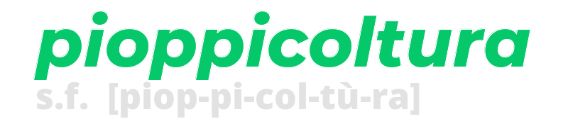 pioppicoltura