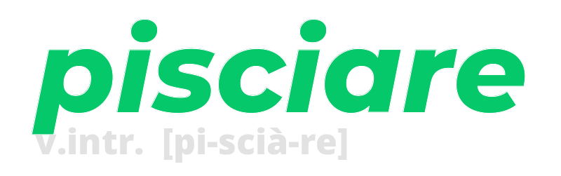 pisciare