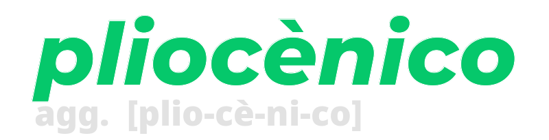 pliocenico