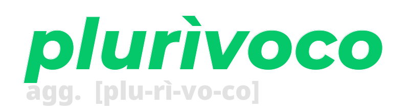 plurivoco