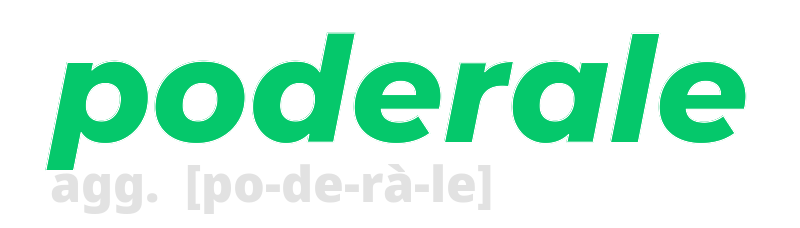 poderale