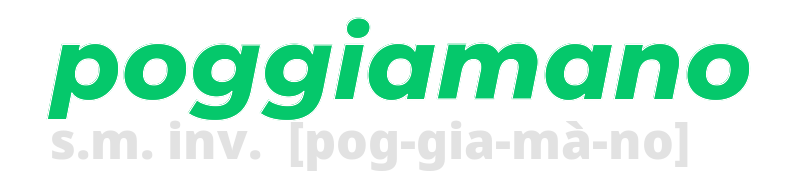 poggiamano