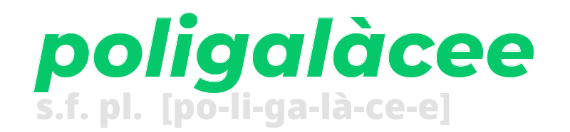 poligalacee