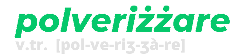 polverizzare