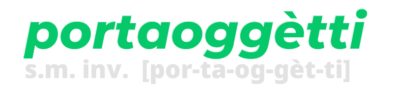 portaoggetti