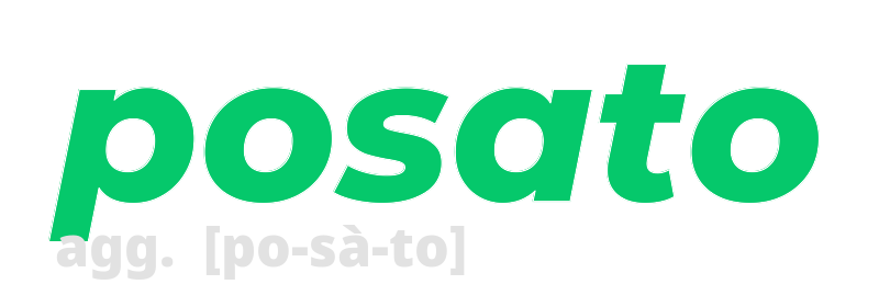 posato