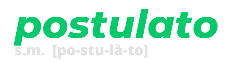 postulato