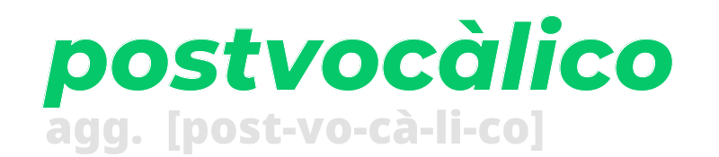 postvocalico