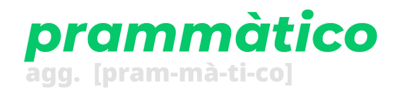 prammatico