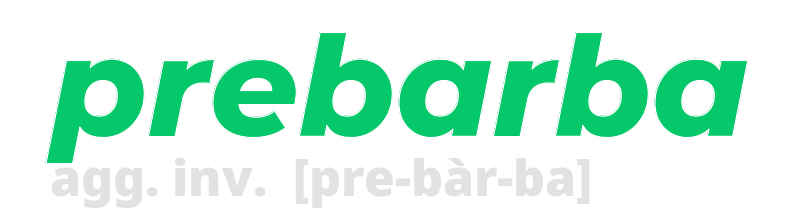 prebarba