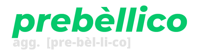 prebellico