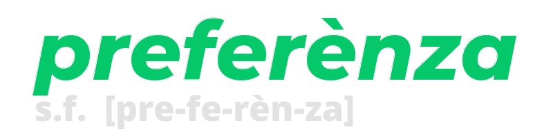 preferenza