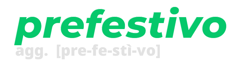 prefestivo