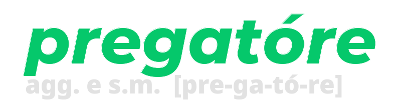 pregatore