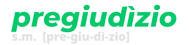 pregiudizio