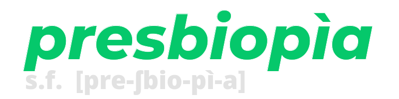 presbiopia