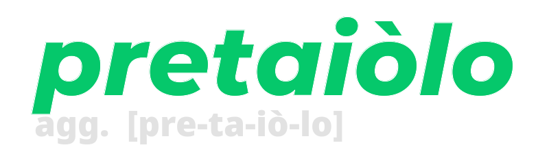 pretaiolo