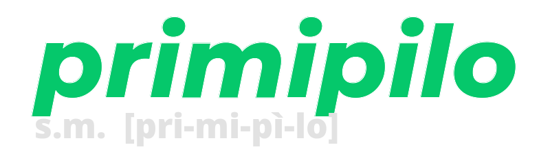 primipilo