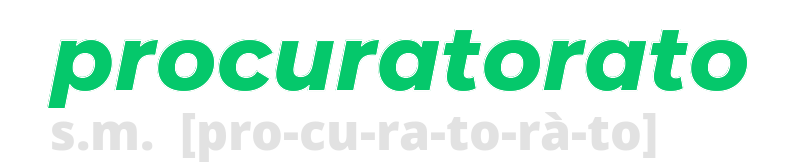 procuratorato