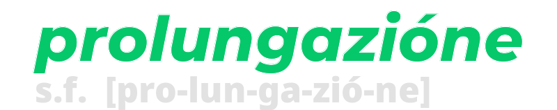 prolungazione
