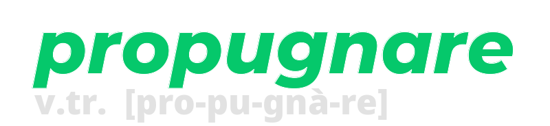 propugnare