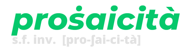 prosaicita