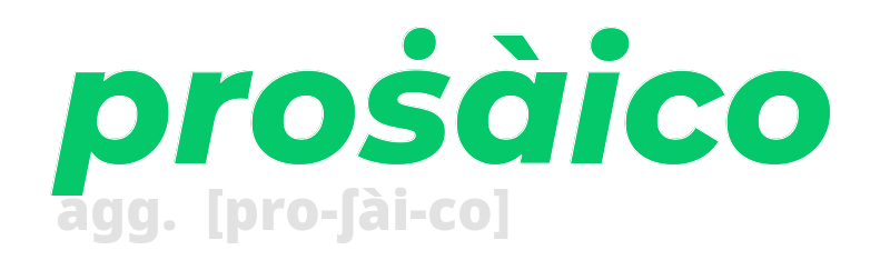 prosaico