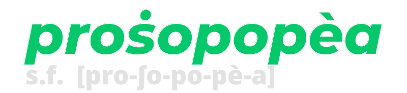 prosopopea