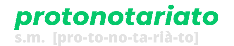 protonotariato