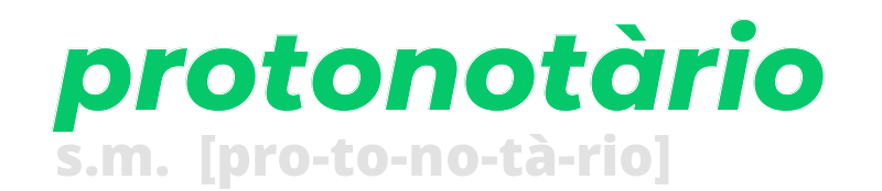 protonotario