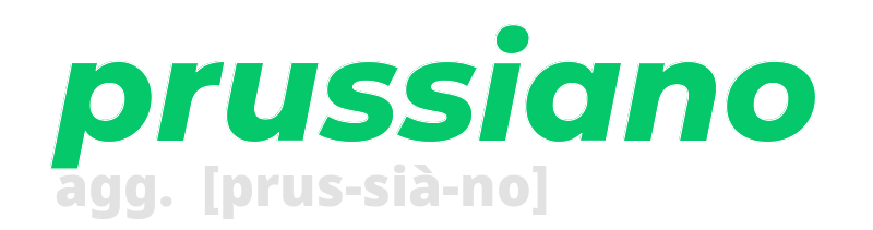 prussiano