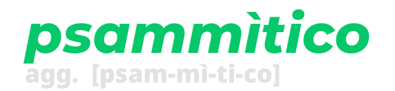 psammitico