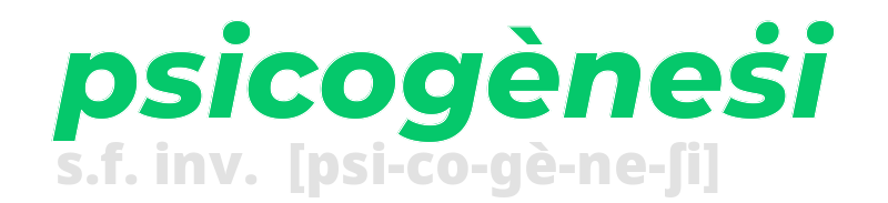 psicogenesi