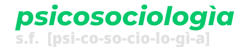 psicosociologia