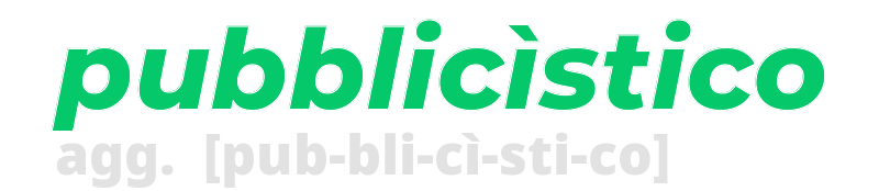 pubblicistico