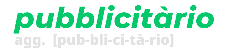 pubblicitario