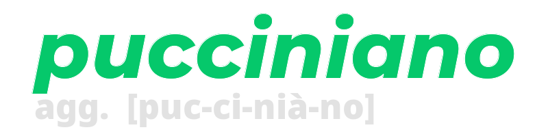 pucciniano