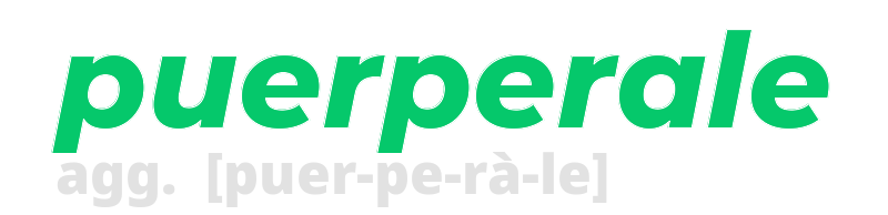 puerperale