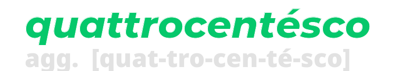 quattrocentesco