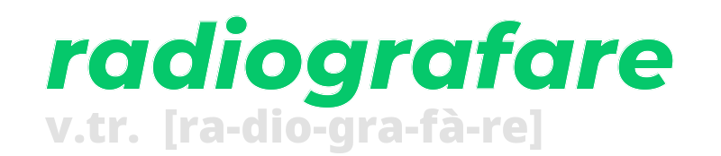 radiografare