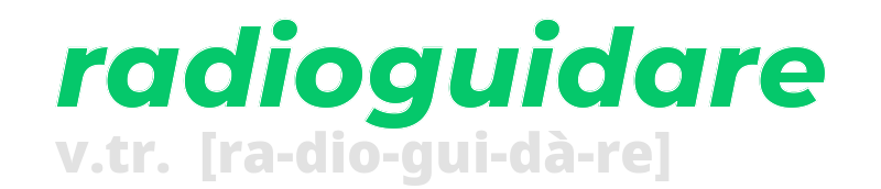 radioguidare