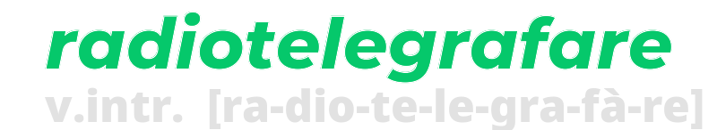 radiotelegrafare