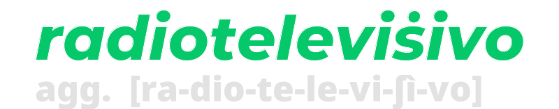 radiotelevisivo