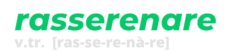 rasserenare