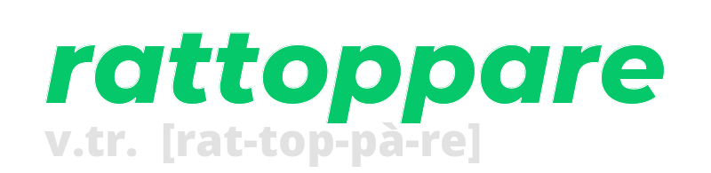 rattoppare