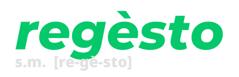 regesto